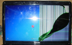 Разбитый экран ноутбука